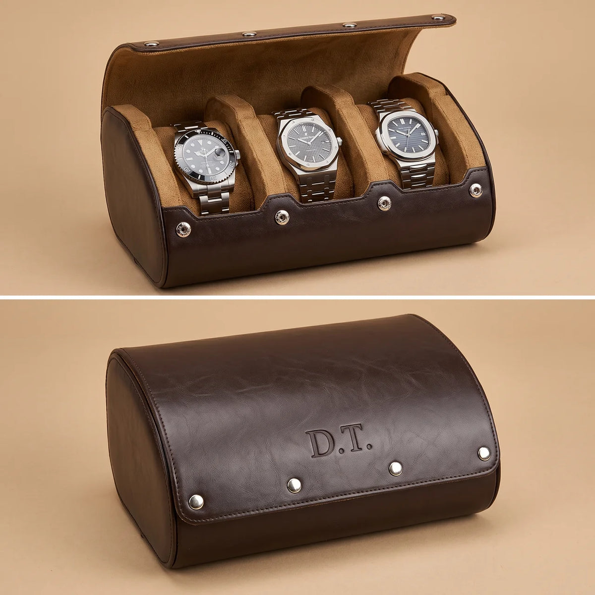 Wachford™ Personalized Leather Watch Case