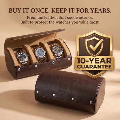 Wachford™ Personalized Leather Watch Case